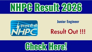 NHPC JE Result 2026 - Download Scorecard @nhpcindia.com