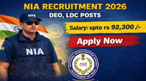 NIA Recruitment 2025 - Apply Offline for 40 DEO, LDC Posts