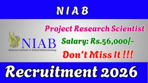 NIAB Project Research Scientist Recruitment 2026 - Apply Online