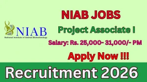 NIAB Project Associate I Recruitment 2026 – Apply Online