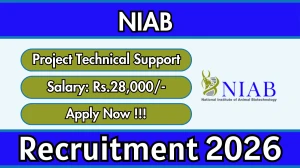 NIAB Project Technical Support III Recruitment 2026 - Apply Online