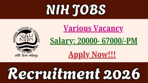 NIH Recruitment 2026 – Walk in for 07 Field Assistant, Project Scientist and More Posts