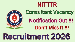 NITTTR Consultant Recruitment 2026 - Apply Offline
