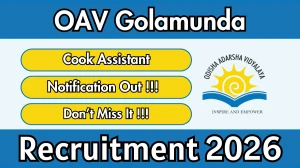 OAV Golamunda Cook Assistant Recruitment 2026 - Apply Offline