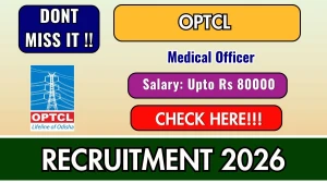 OPTCL Medical Officer Recruitment 2026 - Apply Offline