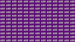 Optical Illusion 7 Seconds Challenge: Only People with Eagle Eyes Can spot the Number 640
