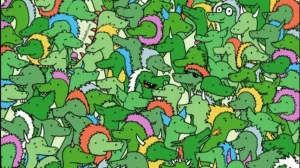Optical Illusion: Can You Find 3 Crocodiles Hidden Among The Dragons in 15 Seconds