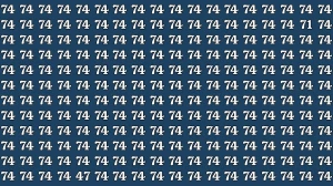 Optical Illusion Eye Test Challenge: Within 9 Seconds Spot The Number 47 and 71 among 74