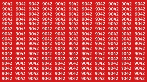 Optical Illusion Puzzle IQ Test: Within 8 Seconds Spot The Number 9942 among 9042