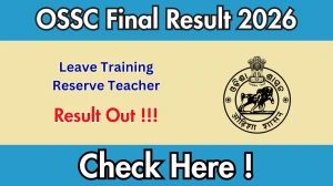 OSSC LTR Final Result 2026 - Download Scorecard @ossc.gov.in