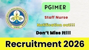 PGIMER Staff Nurse Recruitment 2026 - Apply Offline PGIMER Staff Nurse Recruitment 2026 - Apply Offline