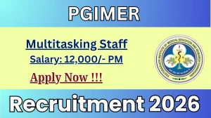 PGIMER Multitasking Staff Recruitment 2026 – Apply Online