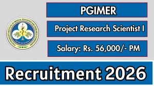 PGIMER Project Research Scientist I Recruitment 2026 – Walk in