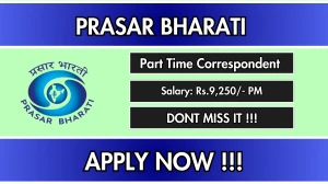 Akashvani Thiruvananthapuram Part Time Correspondent Recruitment 2026 - Apply Offline