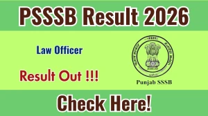 PSSSB Law Officer Result 2026 - Download Scorecard @sssb.punjab.gov.in