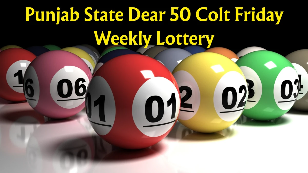 Punjab State Dear 50 Colt Friday Weekly Lottery Result 13.02.2026 5 PM OUT Check Winning Numbers and Prize Details