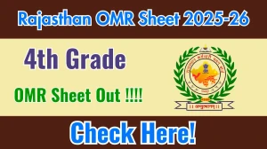 Rajasthan 4th Grade OMR Sheet 2025-26 OUT - Download & Check Details