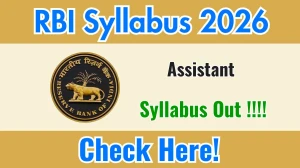 RBI Assistant Syllabus 2026 - Download PDF & Exam Pattern