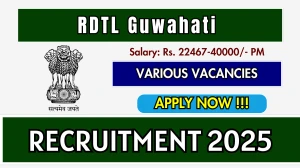 RDTL Guwahati Recruitment 2026 - Apply Offline for 14 DEO, Lab Assistant and More Posts