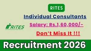 RITES Recruitment 2026 - Apply Online for Individual Consultants Posts