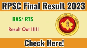 RPSC RAS/ RTS Final Result 2023 OUT - Download Scorecard @rpsc.rajasthan.gov.in