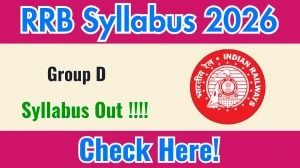 RRB Group D Syllabus 2026 - Download PDF & Exam Pattern