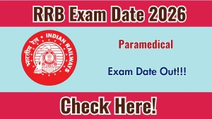 RRB Paramedical Exam Date 2026 Announced at rrbchennai.gov.in – Check CBT Schedule & Details