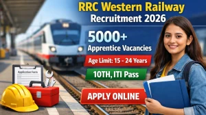 RRC Western Railway Apprentice Recruitment 2026 - Apply Online for 10th & ITI Pass Railway Apprentice 5349 Posts