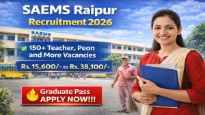 Swami Atmanand Vidyalaya Raipur Recruitment 2026 - Apply Online for 151 Teaching and Non Teaching Posts
