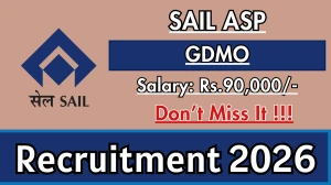 SAIL ASP GDMO Recruitment 2026 – Walk in for 01 Posts SAIL ASP GDMO Recruitment 2026 – Walk in for 01 Posts
