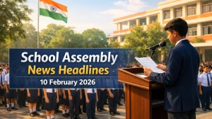 School Assembly News Headlines Today 10th February 2026: Top National, World, Sports, and Business News