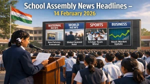School Assembly News Headlines Today (14th February 2026) - Top National, World,...