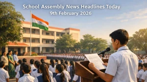 School Assembly News Headlines Today 9th February 2026: Top National, World, Sports, and Business News
