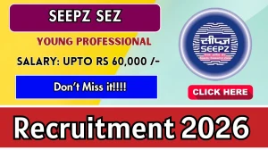 SEEPZ SEZ Young Professional Recruitment 2026 - Apply Offline