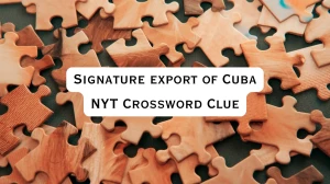 Signature export of Cuba NYT Crossword Clue