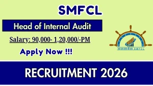 SMFCL Head Recruitment 2026 – Apply Online
