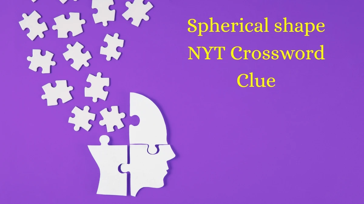 Spherical shape NYT Crossword Clue