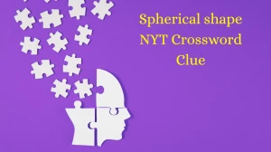 Spherical shape NYT Crossword Clue