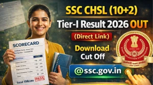 SSC CHSL 10+2 Tier-I Result 2026 OUT (Direct Link) - Download Cut Off @ssc.gov.in SSC CHSL 10+2 Tier-I Result 2026 OUT (Direct Link) - Download Cut Off @ssc.gov.in
