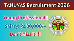 TANUVAS Young Professional I Recruitment 2026 – Walk in
