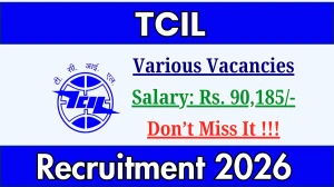 TCIL Recruitment 2026 – Walk in for 24 Operation Lead, Store In charge and More Posts