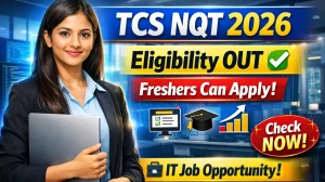 TCS NQT Eligibility Criteria 2026: Educational Qualification, Percentage, Age Limit, Backlogs & Gap Rules