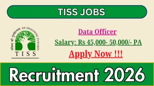 TISS Data Officer Recruitment 2026 - Apply Online