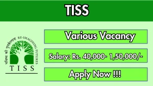 TISS Recruitment 2026 – Apply Online for Research Officers, Accounts Officer and More Posts