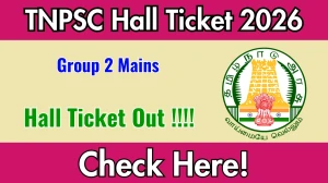TNPSC Group 2 Mains Hall Ticket 2026 - Download Here