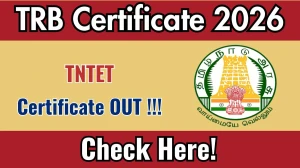 TNTET Certificate 2026 OUT - Download E-Certificate @trb.tn.gov.in TNTET Certificate 2026 OUT - Download E-Certificate @trb.tn.gov.in