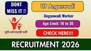 UP Anganwadi Worker Recruitment 2026 – Apply Online for 13 Posts