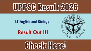 UP LT English and Biology Result 2026 - Download Scorecard @uppsc.up.nic.in