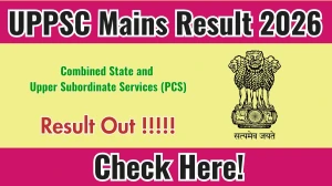UPPSC PCS Mains Result 2026 OUT - Download Scorecard @uppsc.up.nic.in UPPSC PCS Mains Result 2026 OUT - Download Scorecard @uppsc.up.nic.in