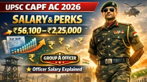 UPSC CAPF AC Salary 2026 – Rank Wise Pay Scale, In-Hand Salary, Allowances, Promotion & Career Growth